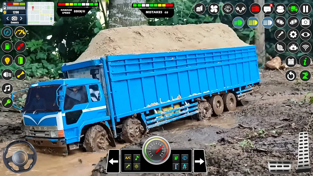 Mud Truck Runner Simulator 3D  [МОД Бесконечные монеты] Screenshot 4