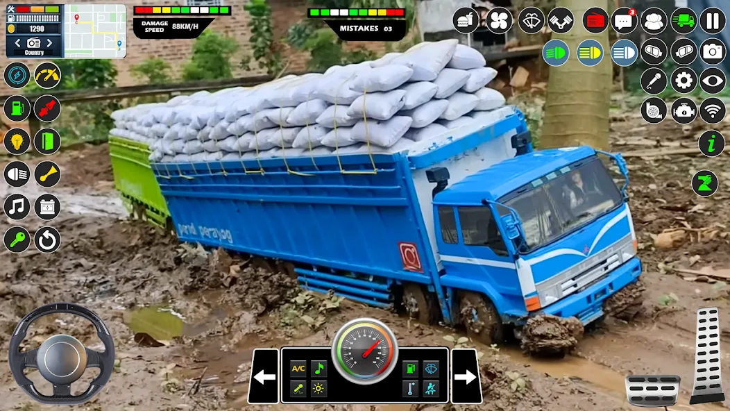 Mud Truck Runner Simulator 3D  [МОД Бесконечные монеты] Screenshot 5