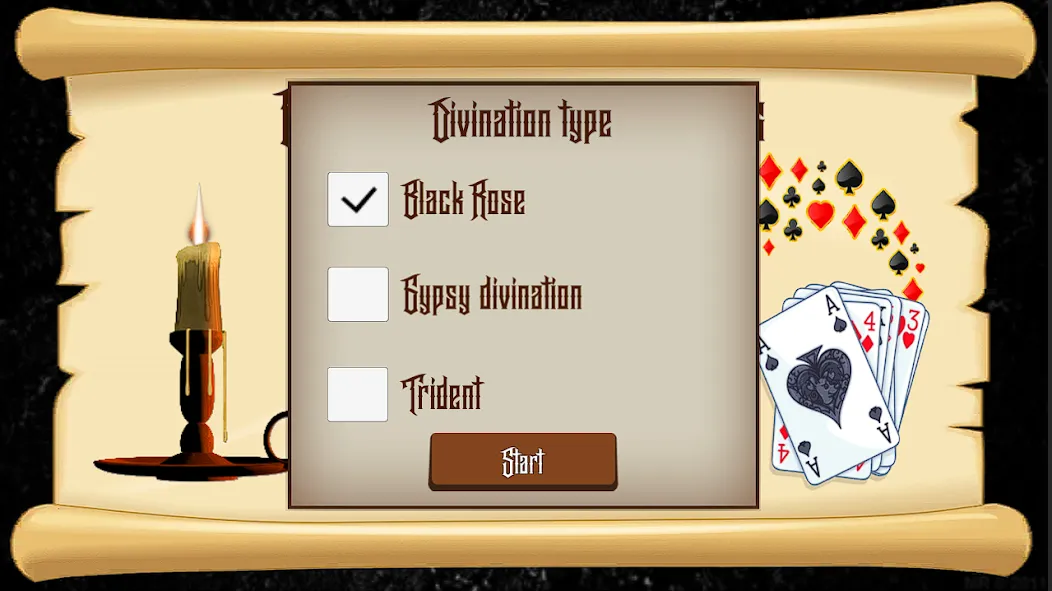 Divination on Playing Cards  [МОД Все открыто] Screenshot 2