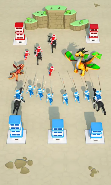 Merge And Conquer: Battle Game (Мердж энд Конкер)  [МОД Много денег] Screenshot 1