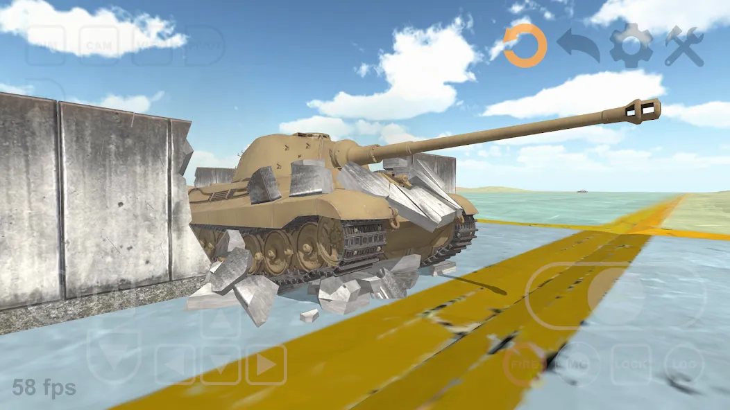 Tank Physics Mobile Vol.3  [МОД Много монет] Screenshot 1