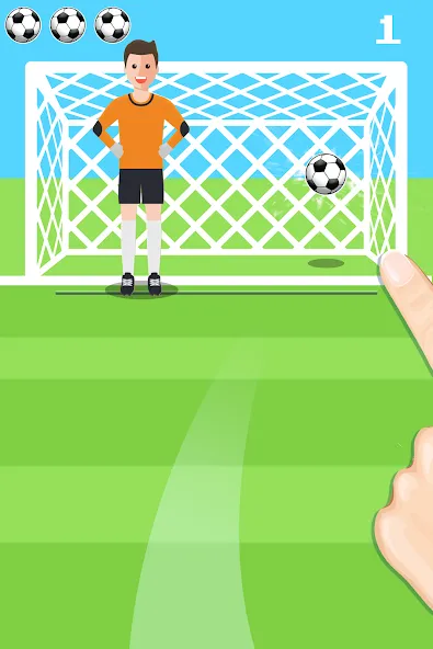 Penalty Shootout Game Offline (Пенальти игра без подключения к интернету)  [МОД Menu] Screenshot 3