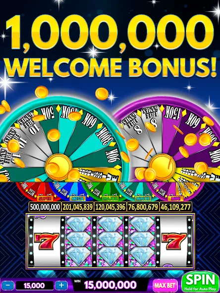 Spin Vegas Slots: Slot Games (Спин Вегас слоты)  [МОД Mega Pack] Screenshot 1