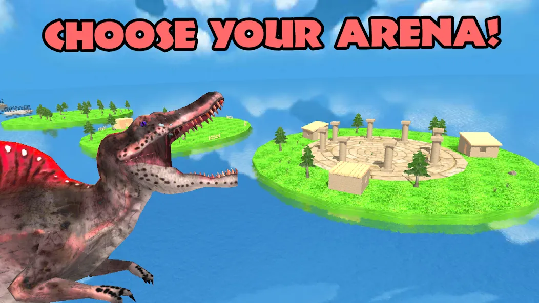 Dino Battle Arena Lost Kingdom (Дино Битва Арена Потерянное Королевство)  [МОД Бесконечные монеты] Screenshot 2