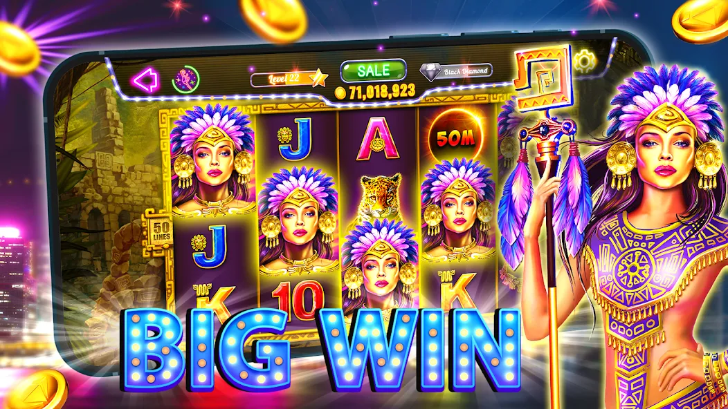 Old Vegas Slots - Casino 777 (Олд Вегас Слотс)  [МОД Mega Pack] Screenshot 1