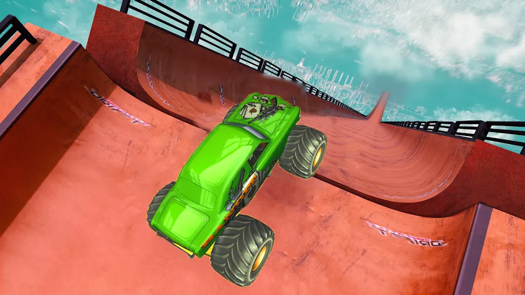 Monster Truck Car Game 3d (Монстр Трак Стант)  [МОД Меню] Screenshot 4