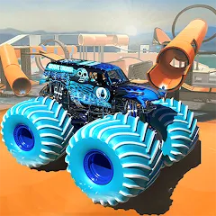 Скачать взлом Monster Truck Car Game 3d (Монстр Трак Стант)  [МОД Меню] - последняя версия apk на Андроид