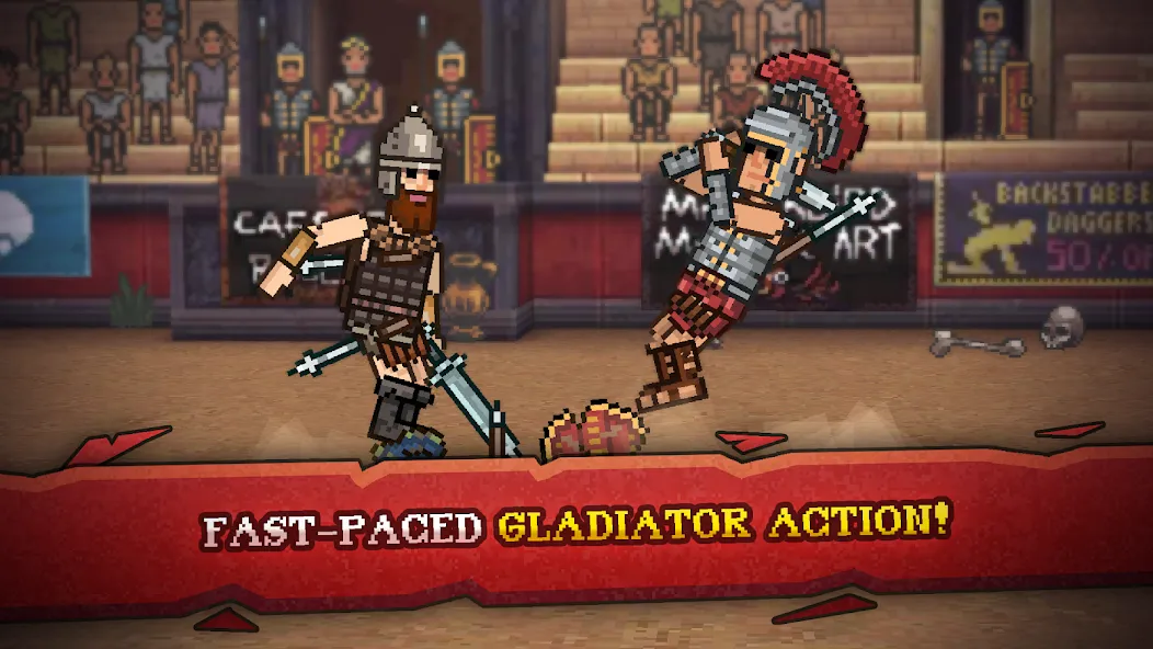 Gladihoppers - Gladiator Fight (Гладихопперс)  [МОД Unlocked] Screenshot 1