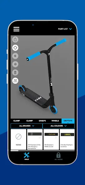 Scooter 3D custom builder (Скутер 3D настраиваемый конструктор)  [МОД Unlocked] Screenshot 3