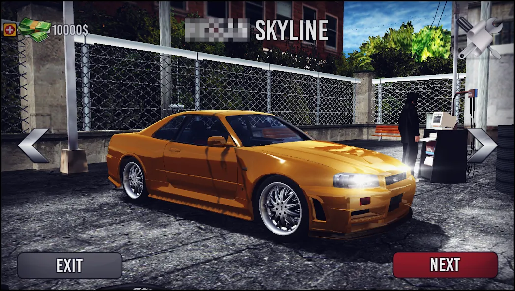 Skyline Drift Simulator (Скайлайн Дрифт Симулятор)  [МОД Бесконечные деньги] Screenshot 1