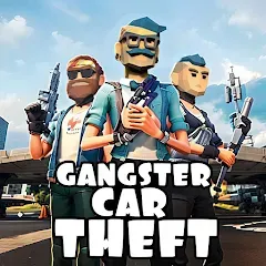 Взломанная Gangster Car Theft Games (Гангстерская автомобильная война игр)  [МОД Много денег] - последняя версия apk на Андроид