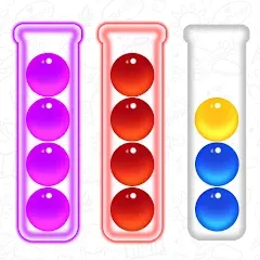 Взлом Ball Sort - Color Puzzle Game (Болл Сорт)  [МОД Menu] - последняя версия apk на Андроид