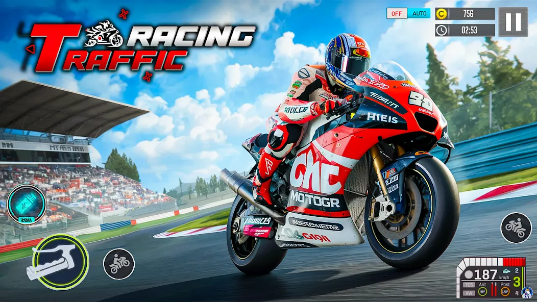 Moto Racing 3d Motorcycle Game (Дерт Байк Рейсинг 3Д)  [МОД Много денег] Screenshot 2