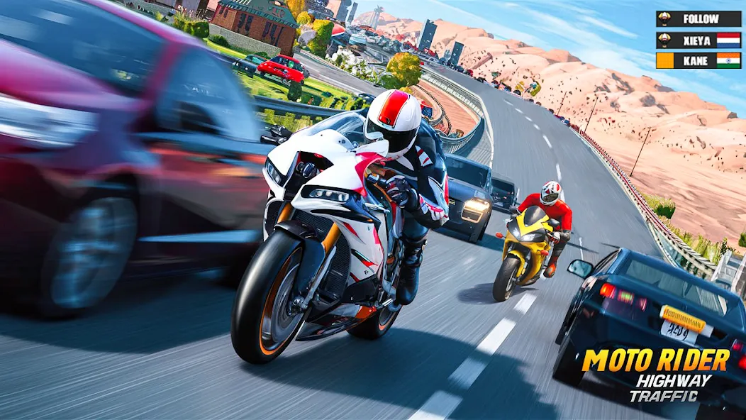 Moto Racing 3d Motorcycle Game (Дерт Байк Рейсинг 3Д)  [МОД Много денег] Screenshot 4