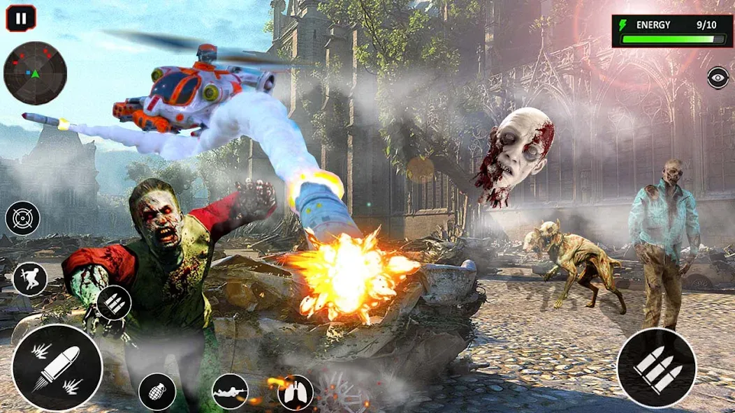 Sniper Zombie Shooting (Зомби стреляющая оффлайн игра)  [МОД Unlimited Money] Screenshot 2