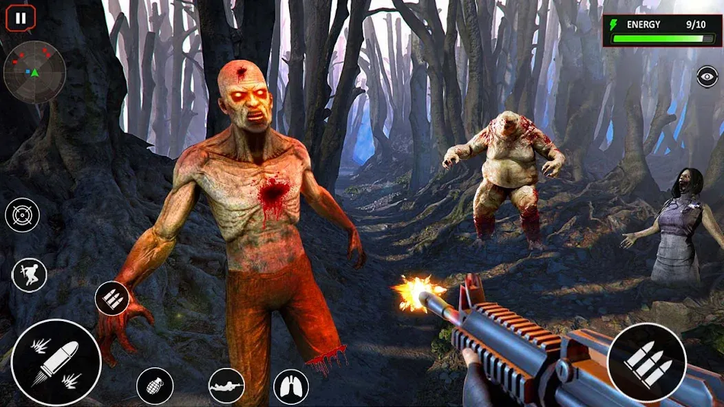 Sniper Zombie Shooting (Зомби стреляющая оффлайн игра)  [МОД Unlimited Money] Screenshot 5