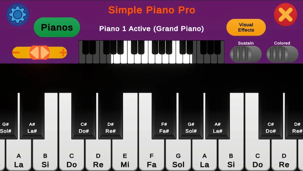 Simple Piano Pro (Симпл Пиано Про)  [МОД Много монет] Screenshot 1