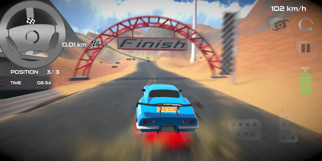 Rally Car : Extreme Fury Race (Ралли Кар)  [МОД Menu] Screenshot 4