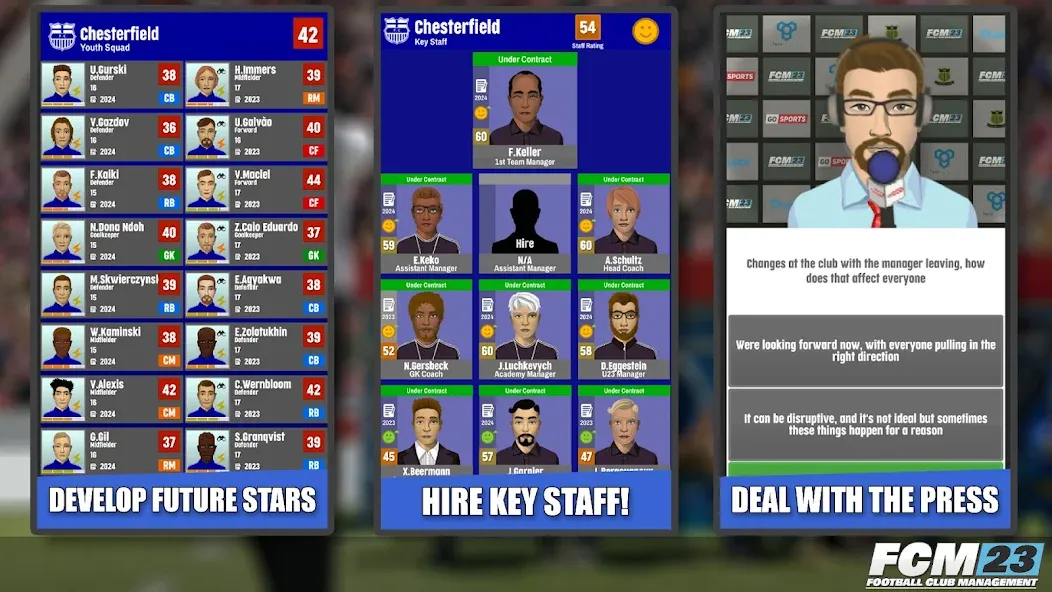 FCM23 Soccer Club Management (Футбольное клубное управление 2023)  [МОД Все открыто] Screenshot 4