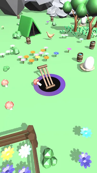 Hole Vacuum 3D (Хол Вакуум 3Д)  [МОД Бесконечные монеты] Screenshot 5