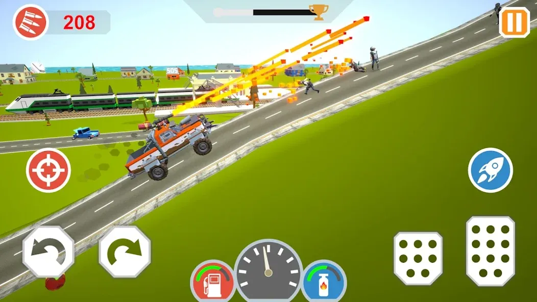 Zombie Cars Crush: Racing Die (Зомби Карс)  [МОД Mega Pack] Screenshot 5