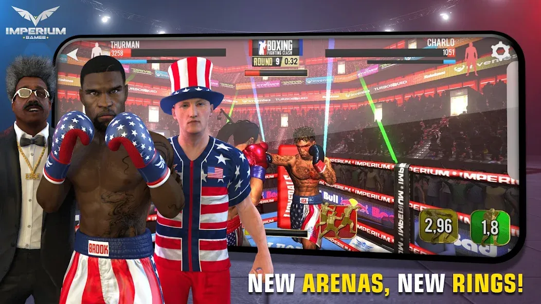 Boxing - Fighting Clash (Боксинг)  [МОД Menu] Screenshot 3