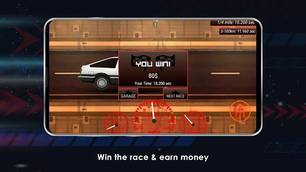 Japan Drag Racing (Драгрейсинг в Японии)  [МОД Все открыто] Screenshot 4