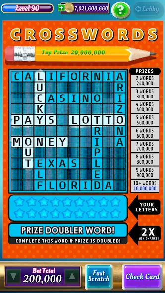 Scratch Off Lottery Casino (Скретч Офф Лотерейное Казино)  [МОД Меню] Screenshot 5