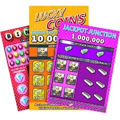 Скачать взлом Scratch Off Lottery Casino (Скретч Офф Лотерейное Казино)  [МОД Меню] - стабильная версия apk на Андроид