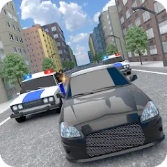 Скачать взлом Police Car Chase  [МОД Menu] - стабильная версия apk на Андроид