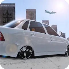 Скачать взломанную Russian Cars: Priorik  [МОД Бесконечные монеты] - полная версия apk на Андроид