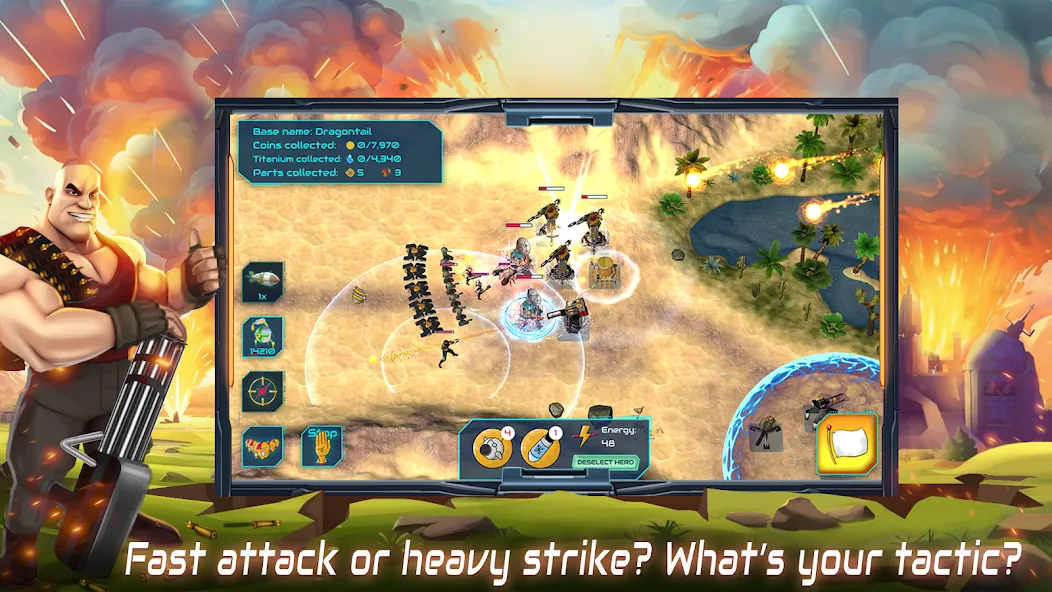 Boulder Base: Defense Strategy (Боулдер Бейс)  [МОД Mega Pack] Screenshot 1