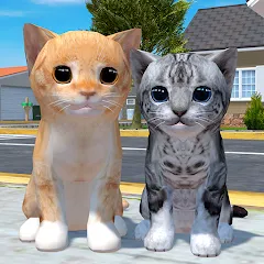 Взломанная Cat Simulator - Animal Life  [МОД Много денег] - стабильная версия apk на Андроид