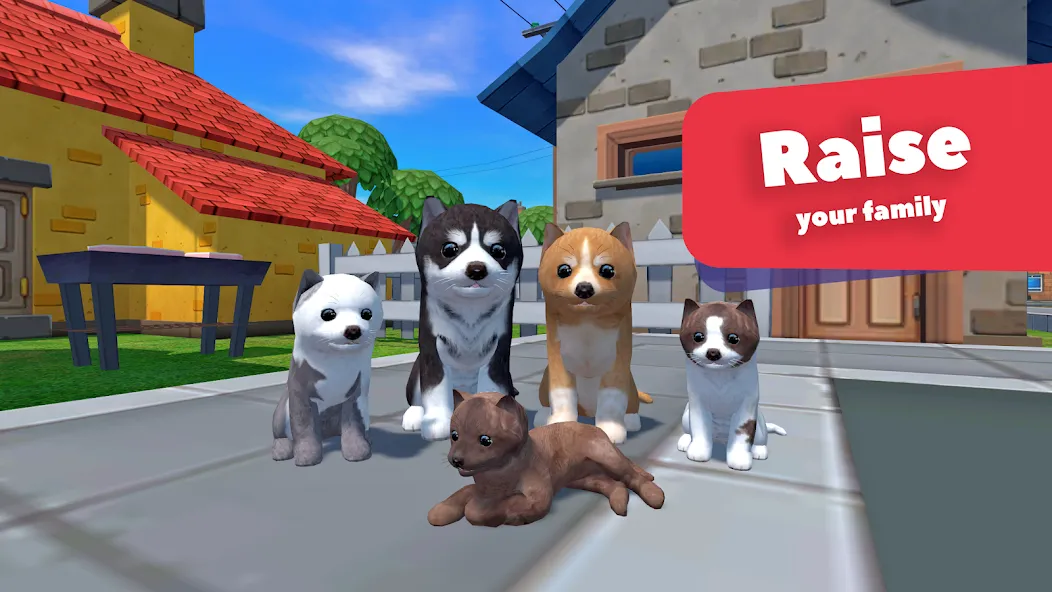 Dog Simulator - Animal Life  [МОД Unlimited Money] Screenshot 1