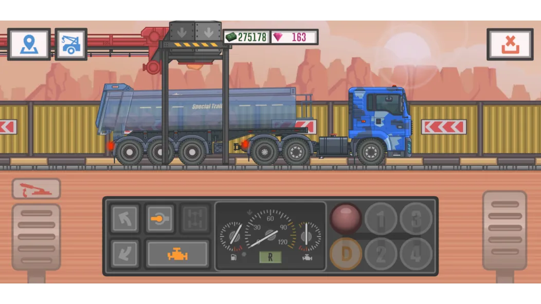 Trucker and Trucks  [МОД Unlocked] Screenshot 2