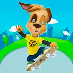 Скачать взлом Pooches: Skateboard  [МОД Бесконечные деньги] - полная версия apk на Андроид