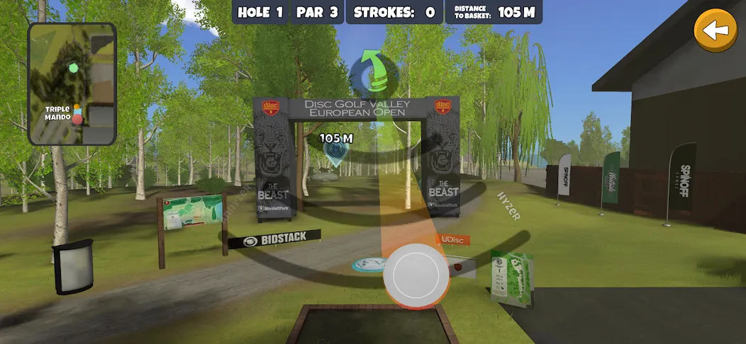 Disc Golf Valley (Диск Гольф Вэлли)  [МОД Unlocked] Screenshot 1