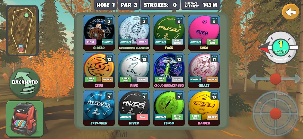 Disc Golf Valley (Диск Гольф Вэлли)  [МОД Unlocked] Screenshot 3