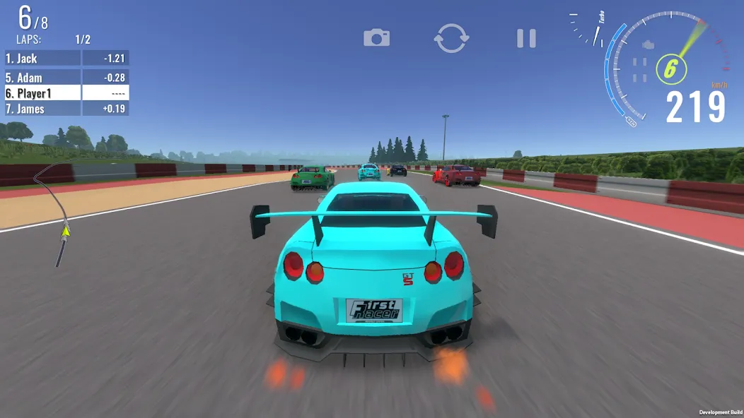 First Racer (Фрст Рейсер)  [МОД Бесконечные деньги] Screenshot 1