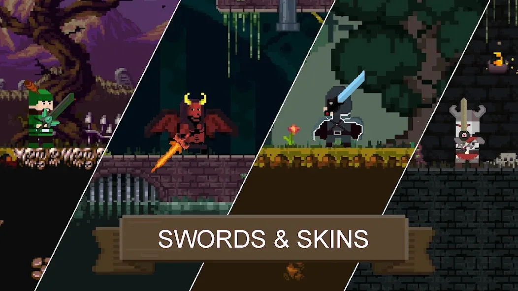 Rune Sword: Action Platformer (Руновый меч)  [МОД Menu] Screenshot 5