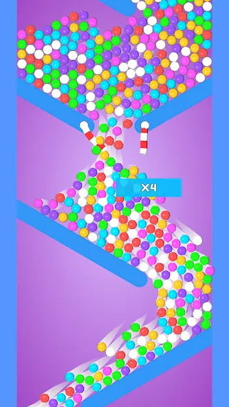 Balls and Ropes: Cut 'n Bounce (Боллс энд Роупс)  [МОД Много монет] Screenshot 2