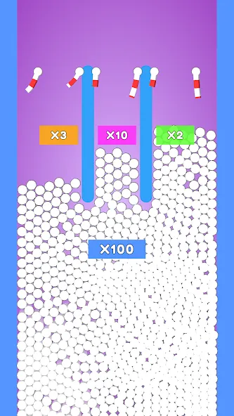 Balls and Ropes: Cut 'n Bounce (Боллс энд Роупс)  [МОД Много монет] Screenshot 3