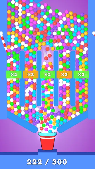 Balls and Ropes: Cut 'n Bounce (Боллс энд Роупс)  [МОД Много монет] Screenshot 4