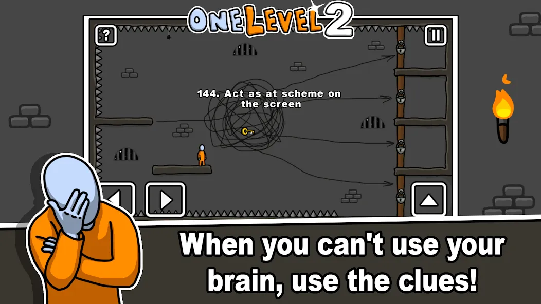 One Level 2 Stickman Jailbreak (Уан Левел 2)  [МОД Меню] Screenshot 5