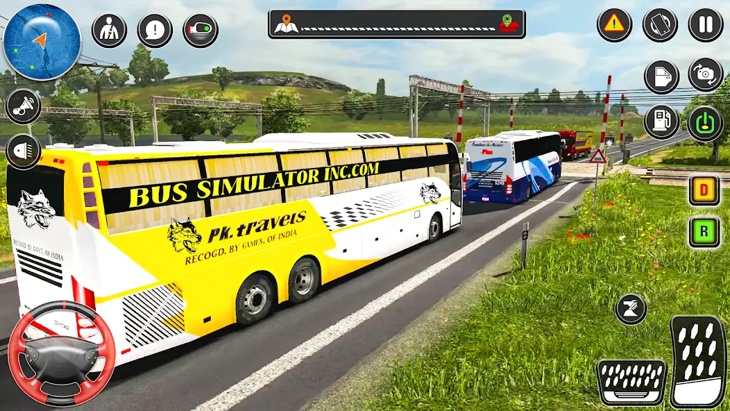 City Coach Bus City Bus Games  [МОД Много монет] Screenshot 2