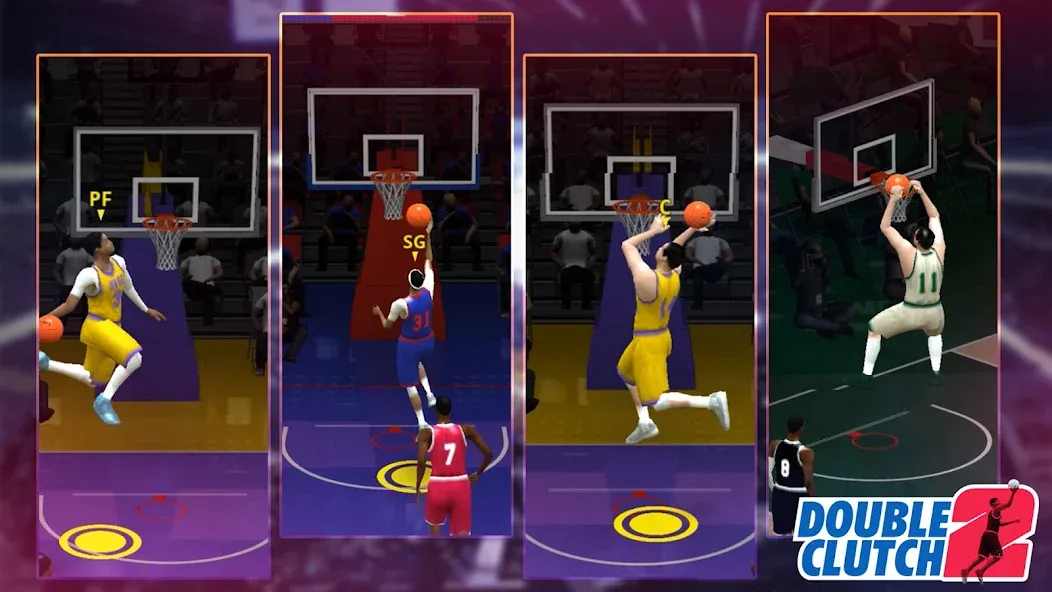 DoubleClutch 2 : Basketball (ДаблКлач 2)  [МОД Бесконечные деньги] Screenshot 2