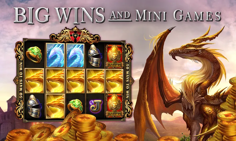 Slots Dragon Machine (Трон драконов слоты)  [МОД Все открыто] Screenshot 1