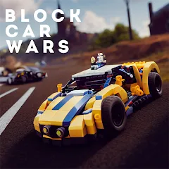 Скачать взломанную Block Car Wars Brick Car Crash (Блок Автомобильные Войны Кирпич Автомобильная Авария)  [МОД Unlocked] - последняя версия apk на Андроид