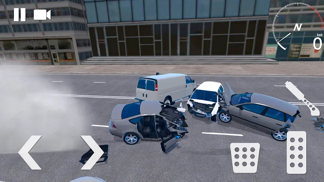 Traffic Crashes Car Crash (Трафик Краш Кар Краш)  [МОД Unlimited Money] Screenshot 1