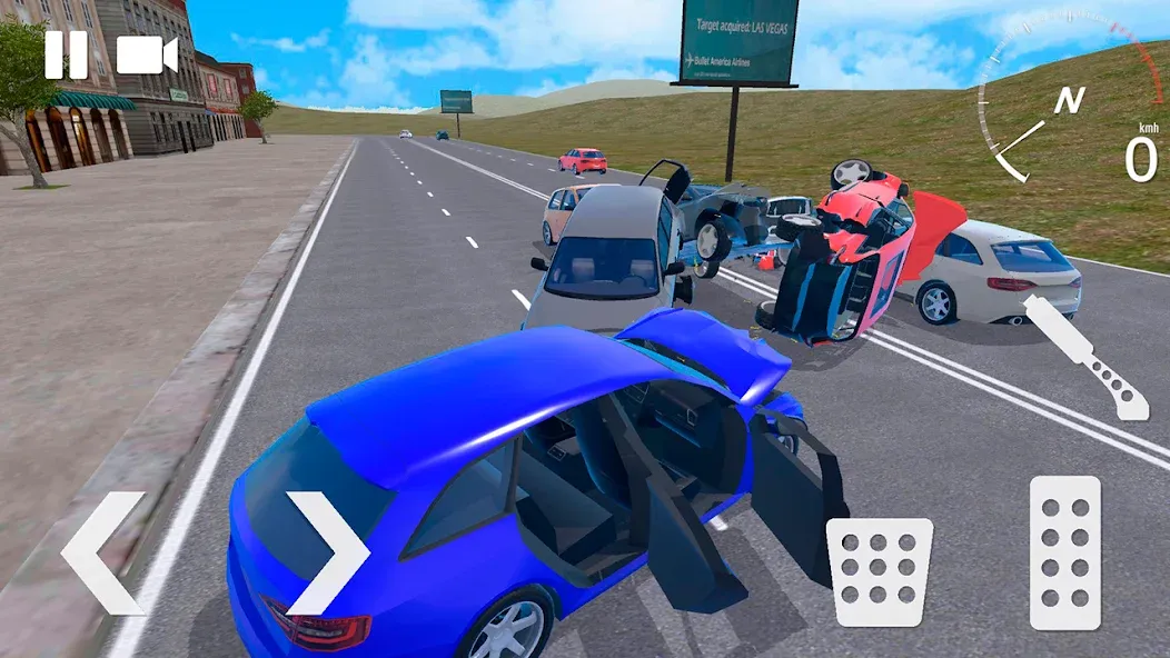 Traffic Crashes Car Crash (Трафик Краш Кар Краш)  [МОД Unlimited Money] Screenshot 2